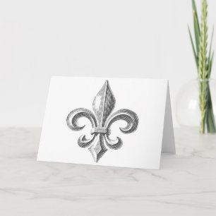 Tarjeta Flor de lis