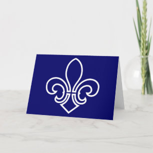 Tarjeta Flor de lis