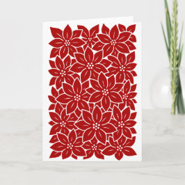 Tarjeta Flor de Nochebuena