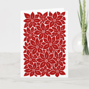 Tarjeta Flor de Nochebuena