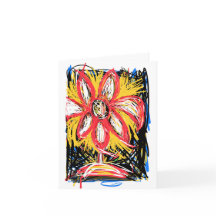 Flor desordenada (en blanco dentro)