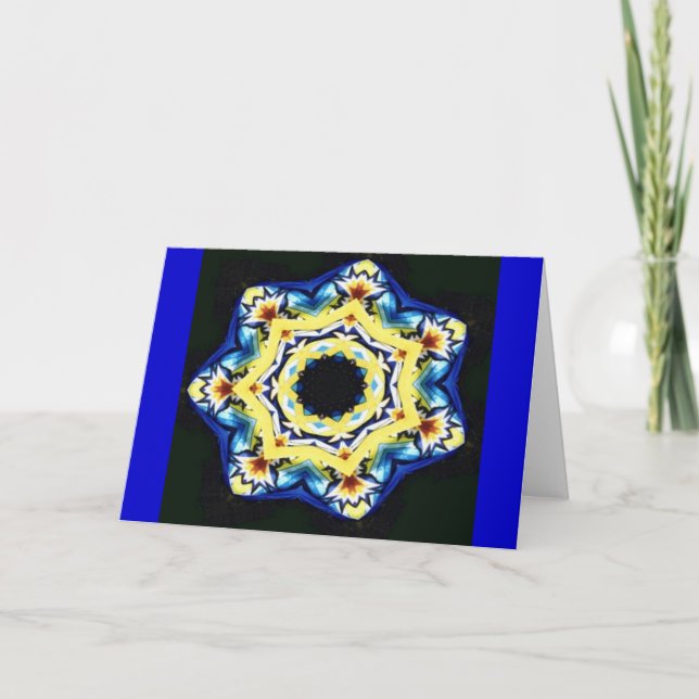 Tarjeta Flor india (Anverso)