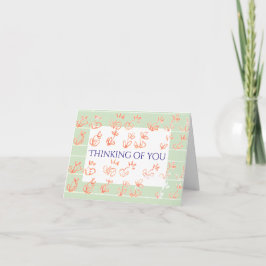 Tarjeta Flor Jardín pensando en ti