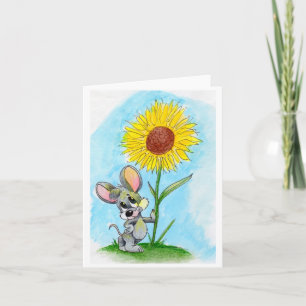 Tarjeta Flor 'n' del ratón