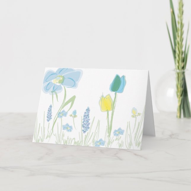Tarjeta Flor Notecard número tres (Anverso)