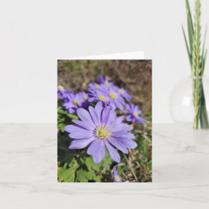 Tarjeta Flor púrpura