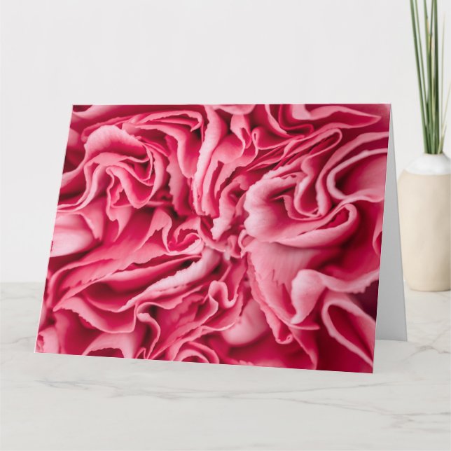 Tarjeta Flor rosa (Anverso)