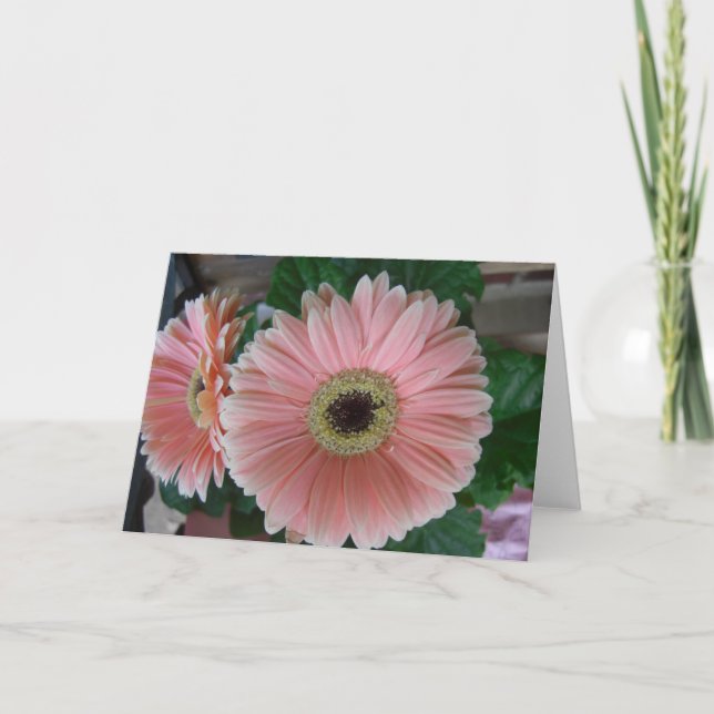 Tarjeta Flor rosa (Anverso)