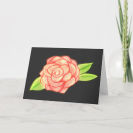 Tarjeta Flor Rosa