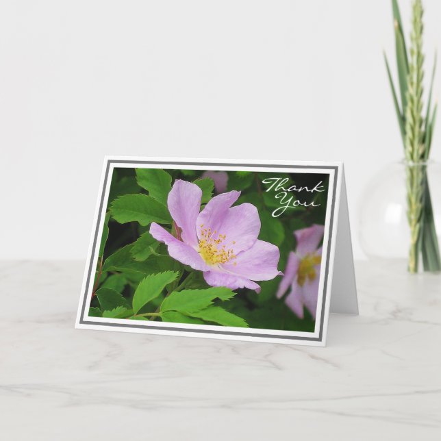 Tarjeta Flor rosa contra la oligarquía verde (Anverso)