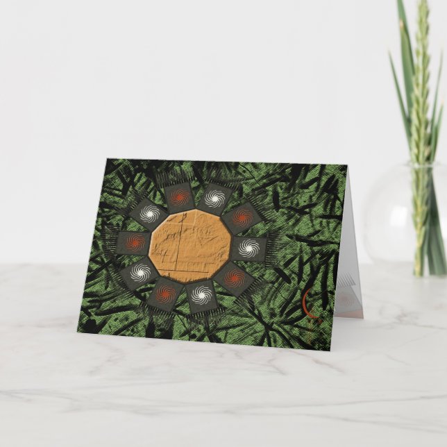 Tarjeta Flor salvaje (Anverso)