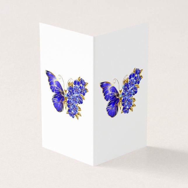 Tarjeta Flor Sapphire Mariposa (Exterior)