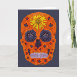 Tarjeta Flor Skull 1