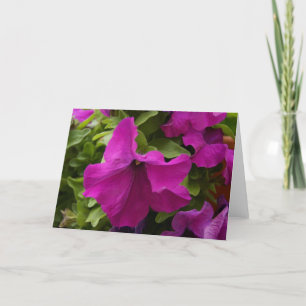 Tarjeta Flor violeta