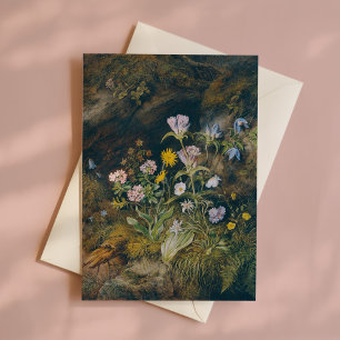 Tarjeta Flora alpina   Theodor Petter