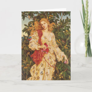 Tarjeta Flora   Evelyn De Morgan