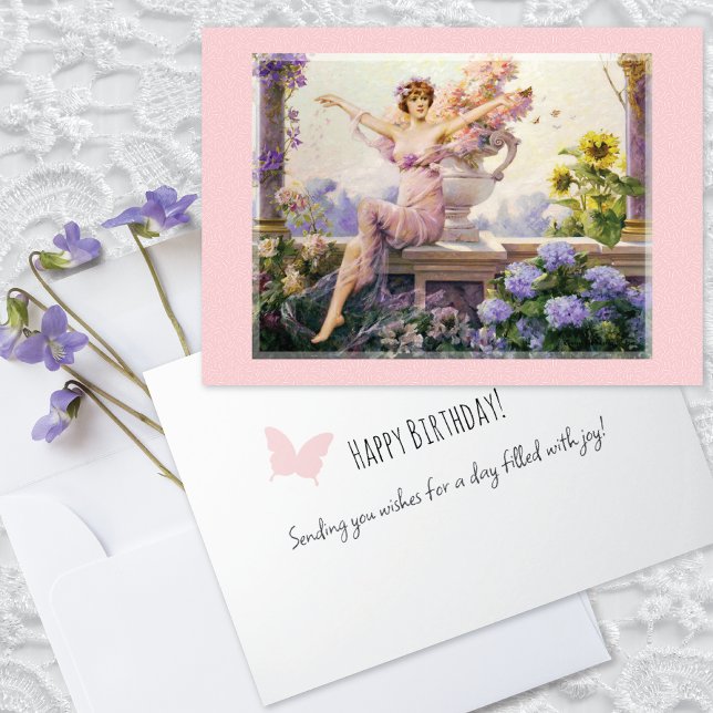 Tarjeta Flora Fantasy Bella Artes Cumpleaños (Subido por el creador)