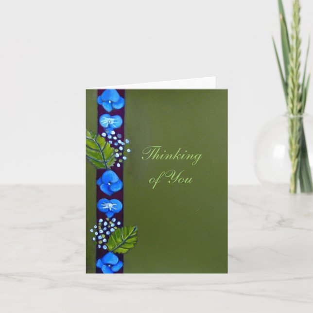 Tarjeta floral (Anverso)
