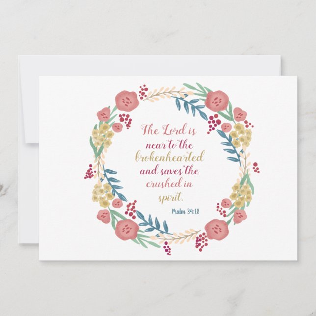 Tarjeta Floral (Anverso)