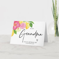 Floral a mi abuela en mi día de boda