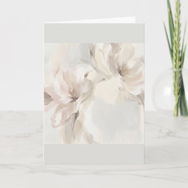 Tarjeta "Floral Abstracto" (Anverso)