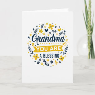 Tarjeta Floral Abuela Alegría