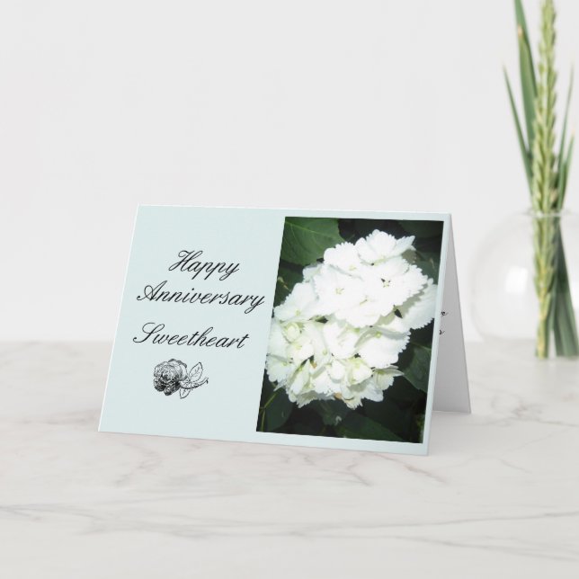 Tarjeta Floral Aniversario (Anverso)