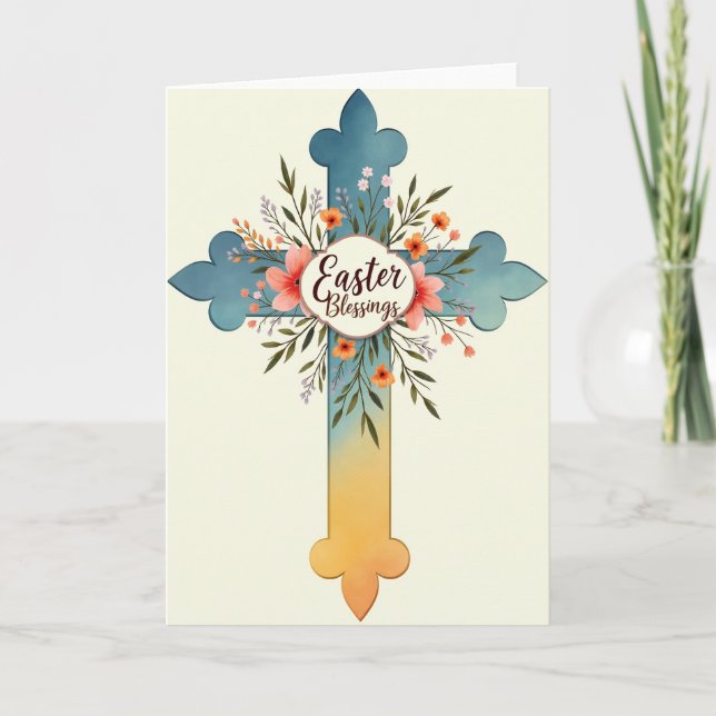 Tarjeta Floral Blessing Season Card (Anverso)