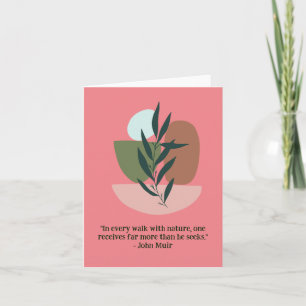 Tarjeta "Floral Boho Sentimental En Blanco Inspirado en Vi