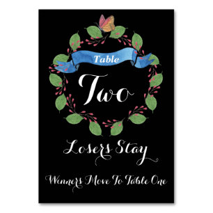 Tarjeta floral bonita #2 de la tabla de Bunco de