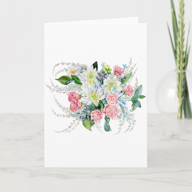 Tarjeta Floral Bouquet (Anverso)