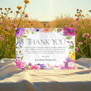 Tarjeta Floral Bridal Shower