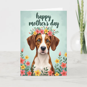 Tarjeta Floral Canina de Pastel
