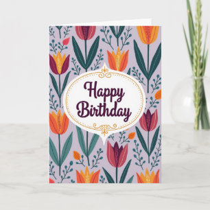 Tarjeta floral conmemorativa enmarcada