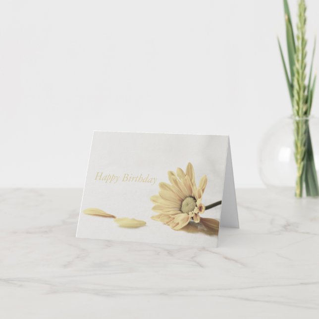 Tarjeta Floral - Daisy (Anverso)