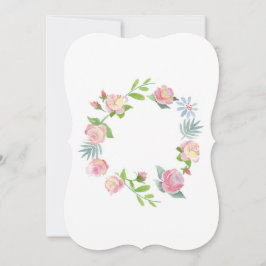 tarjeta floral de acuarela