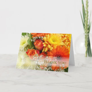 Tarjeta Floral de agradecimiento