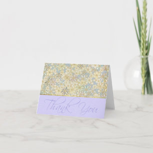 Tarjeta Floral de agradecimiento