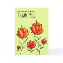 Tarjeta Floral de agradecimiento a la enfermera