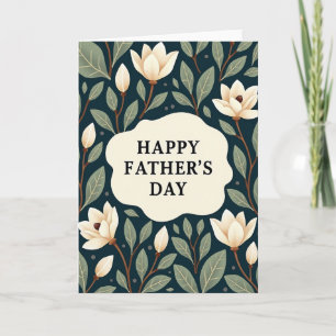 Tarjeta floral de Feliz Día del Padre