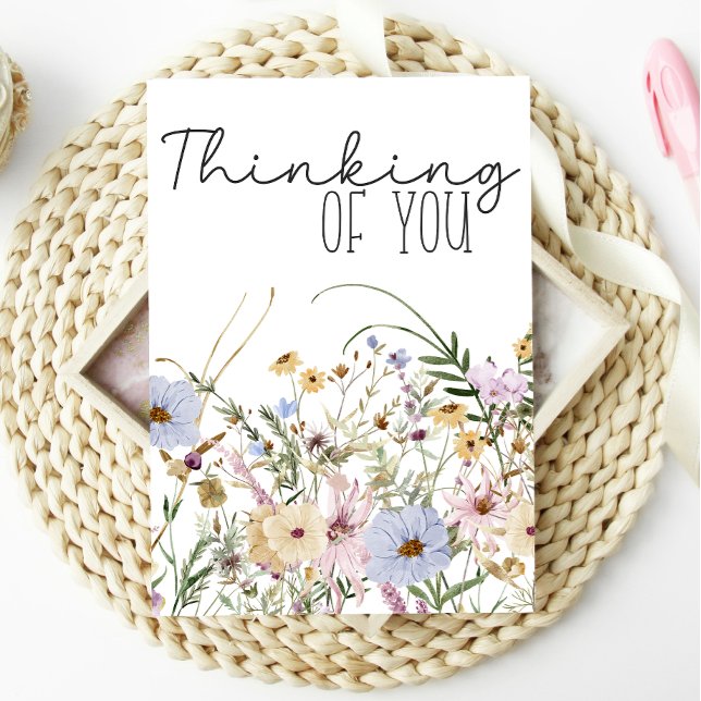 Tarjeta floral de flores silvestres de primavera p (Subido por el creador)