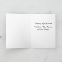 Floral de graduación de mensaje de cortesía