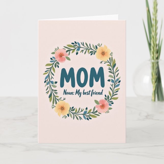 Tarjeta floral de homenaje devoto (Anverso)