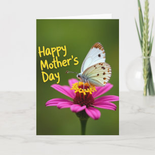 Tarjeta floral de insectos moteados