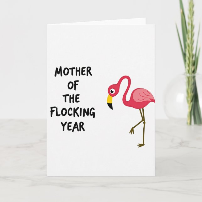 Tarjeta floral de la Gran Madre con bandada (Anverso)