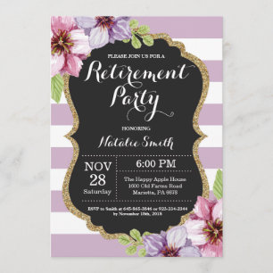 Tarjeta floral de la invitación del fiesta de