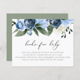 Tarjeta Floral de la Marina Azul MILENA para bebé