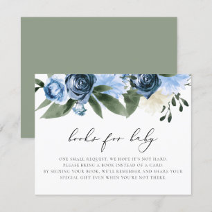 Tarjeta Floral de la Marina Azul MILENA para bebé