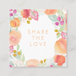 Tarjeta floral de la remisión del marco de los
