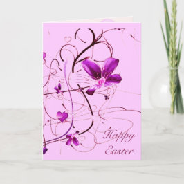 Tarjeta Floral de Pascua